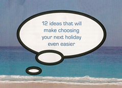 12 ideas for a better holiday